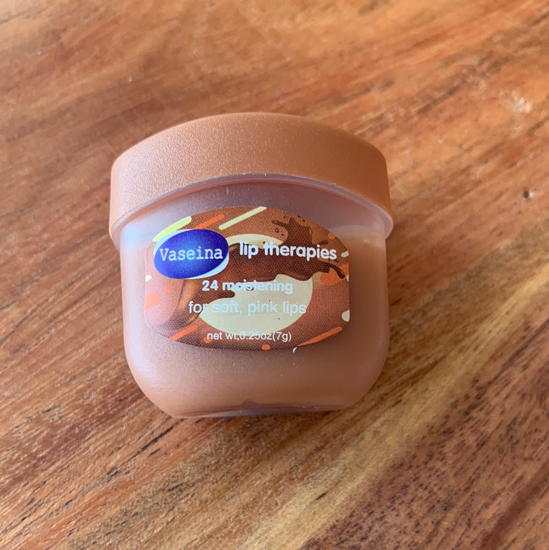 Chocolate lip Vaseline pocket