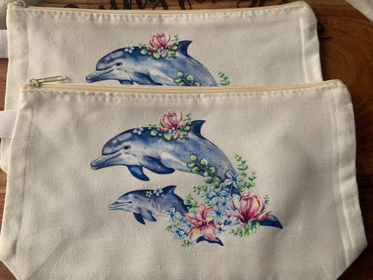 Dolphin Cosmetic Bag