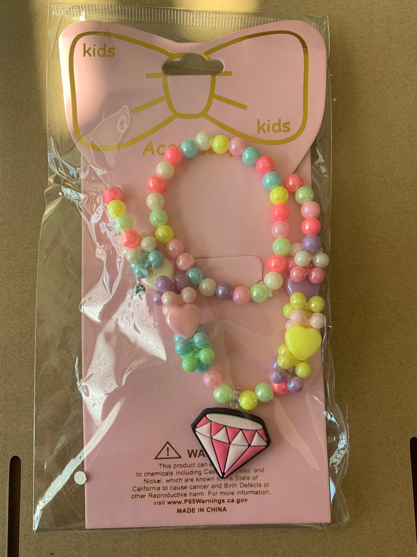 Kid necklace/bracelet set