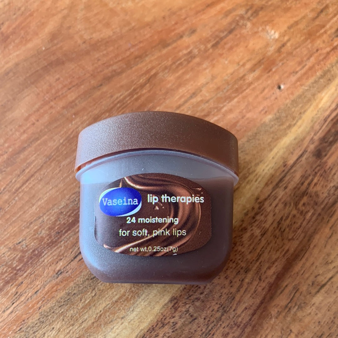 Chocolate lip Vaseline pocket