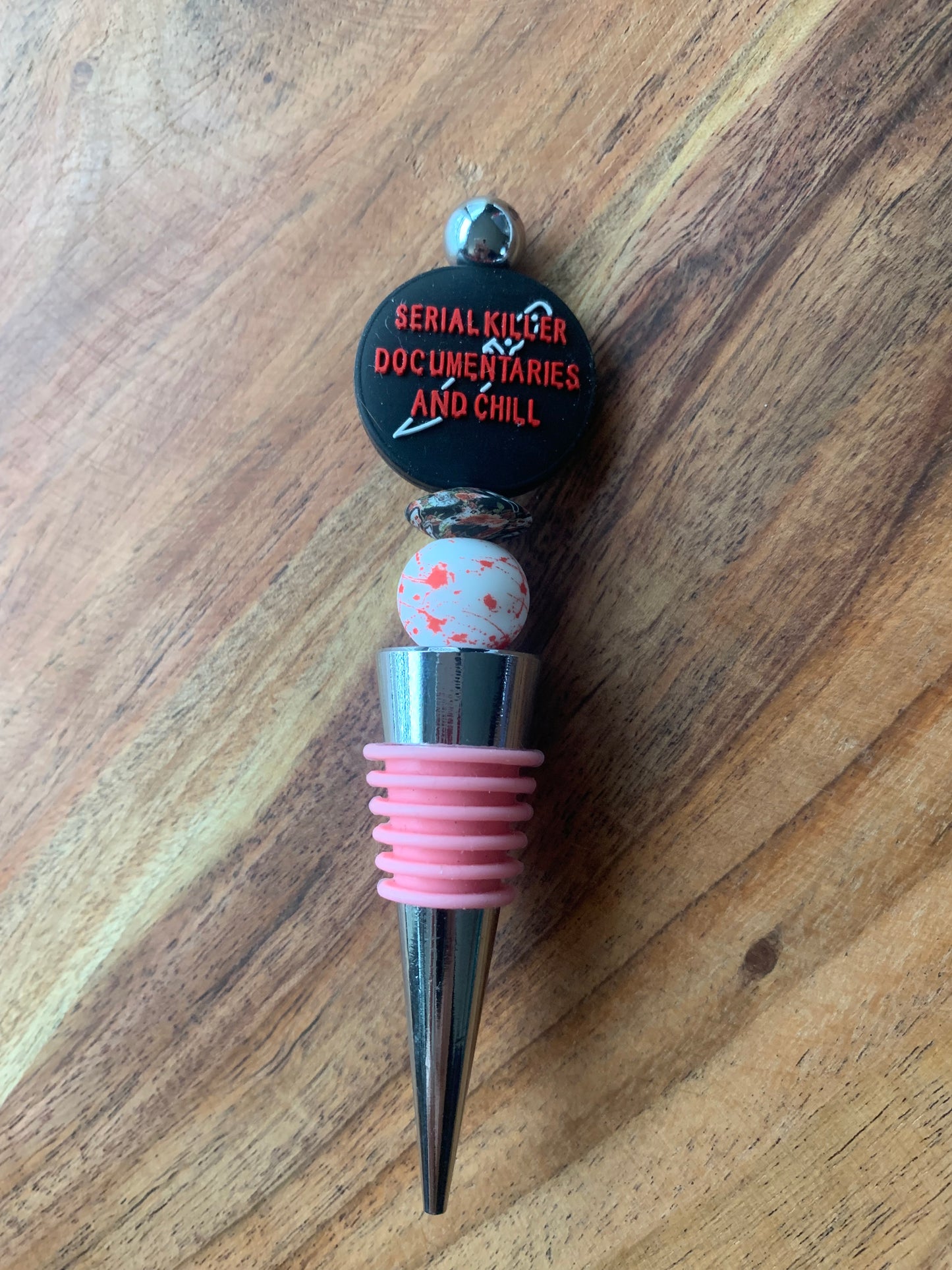 True crime Wine Stopper