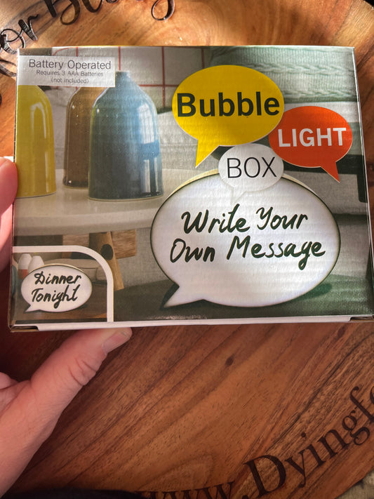 Write your own message bubble