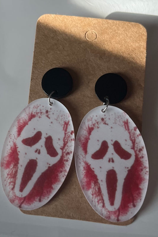 Bloody scream Earrings