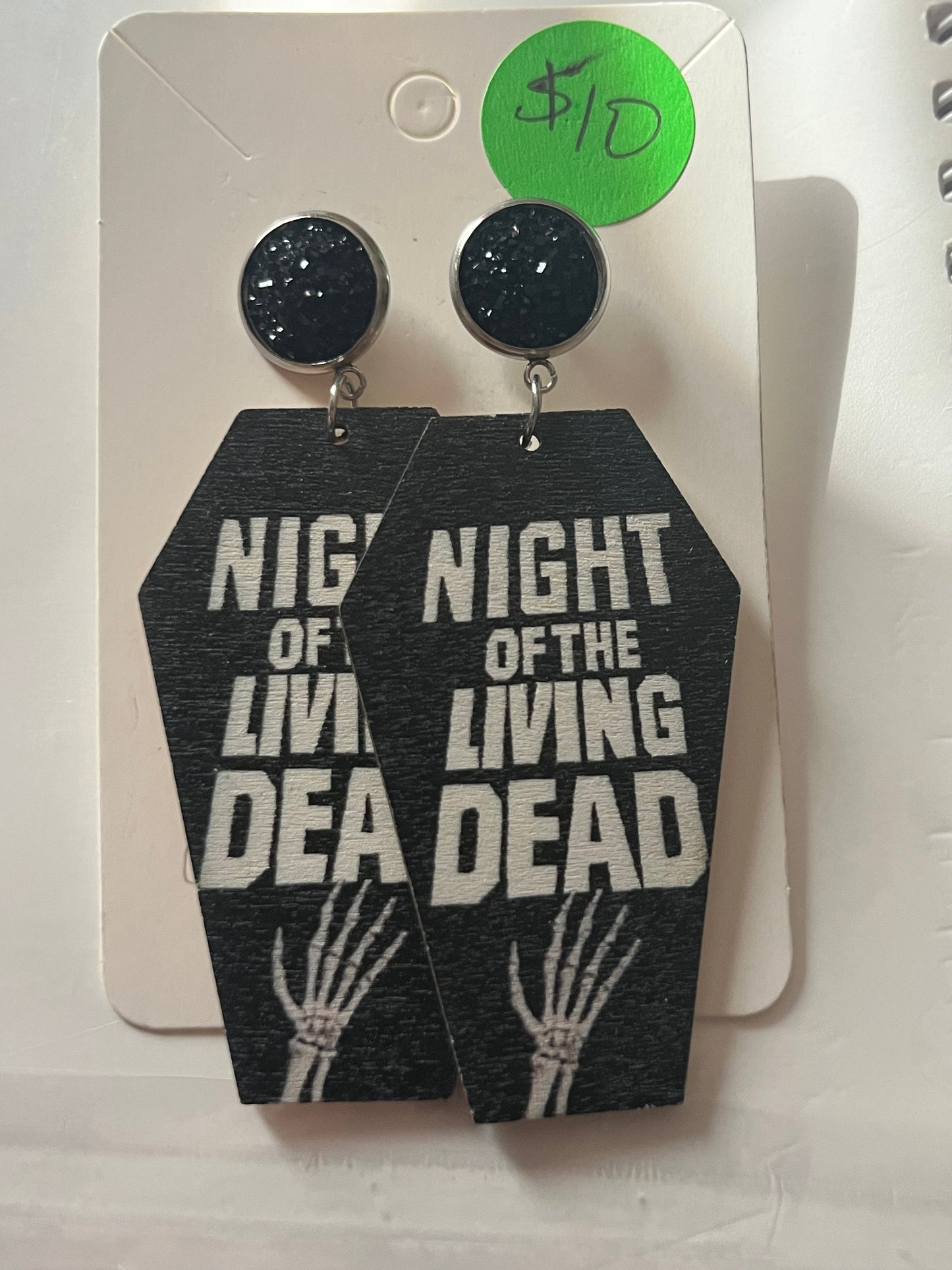 Night of Earrings Wood