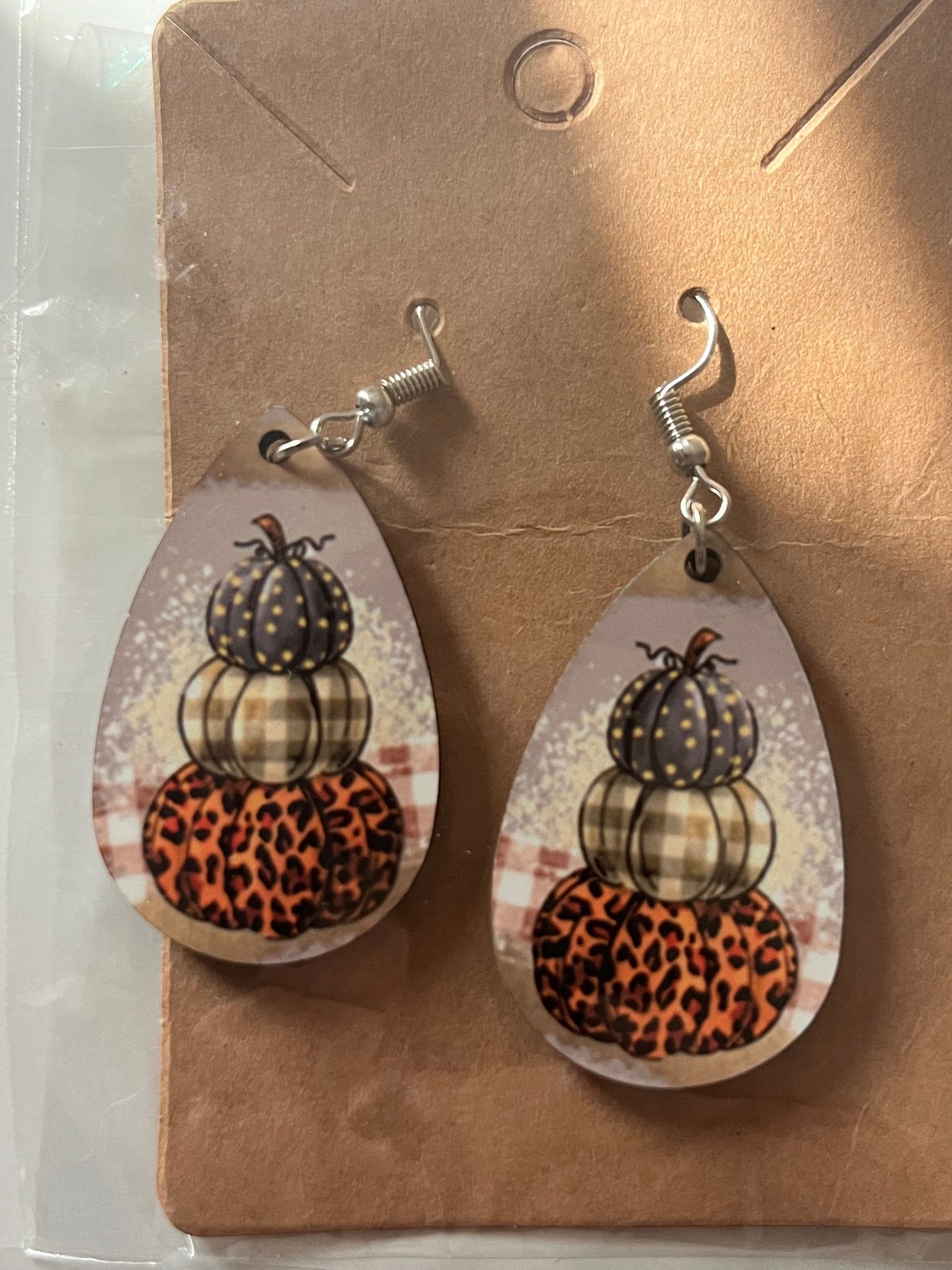 Pumpkin 🎃 stack Earrings